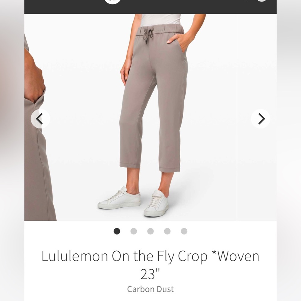 Lululemon on the fly crop